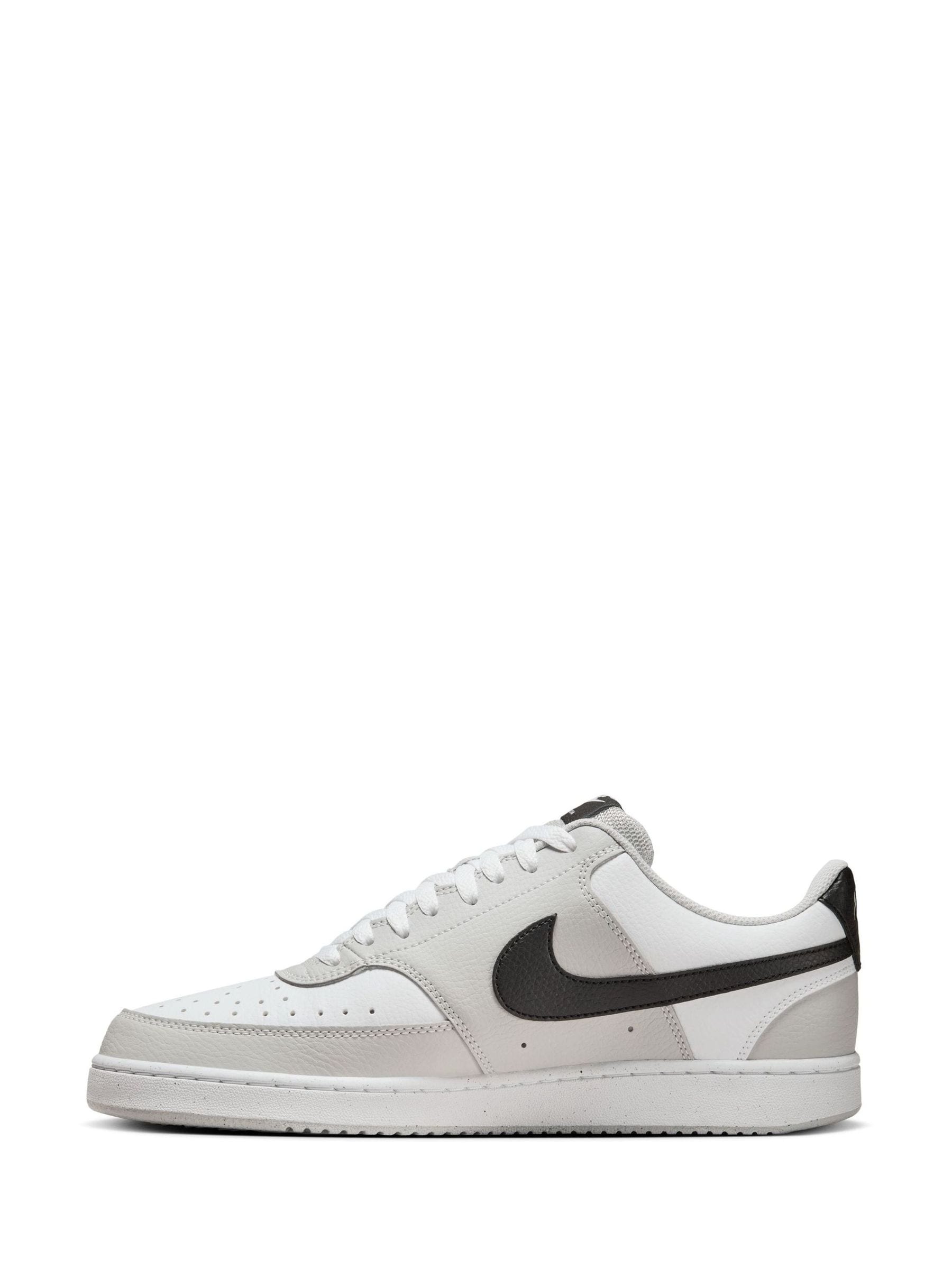 Grijs/wit - Nike Court Vision lage sneakers