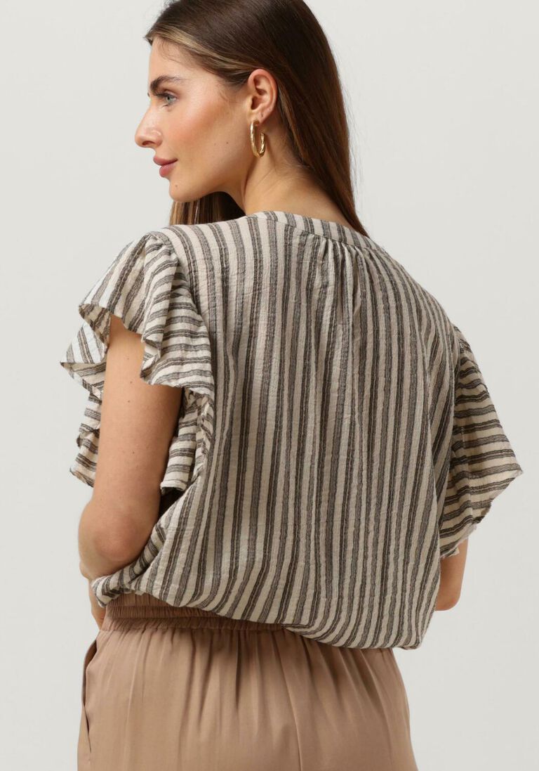 KNIT-TED grijze knit-ted top scarlett