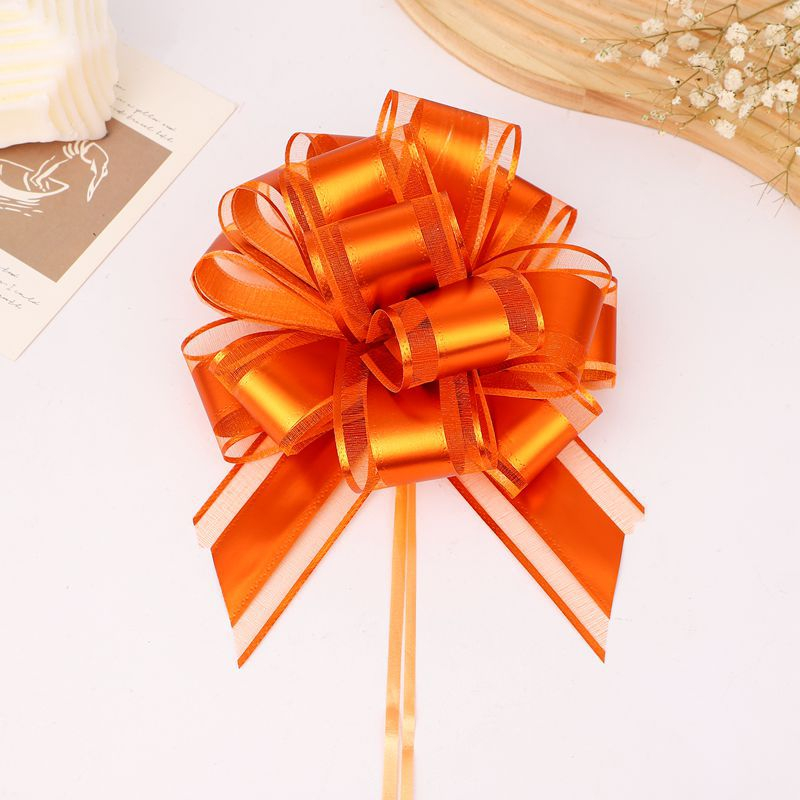 (20er Set) 16cm  Wiederverwendbare Geschenk Maschen Deko Zug Schleifen - Assortiert