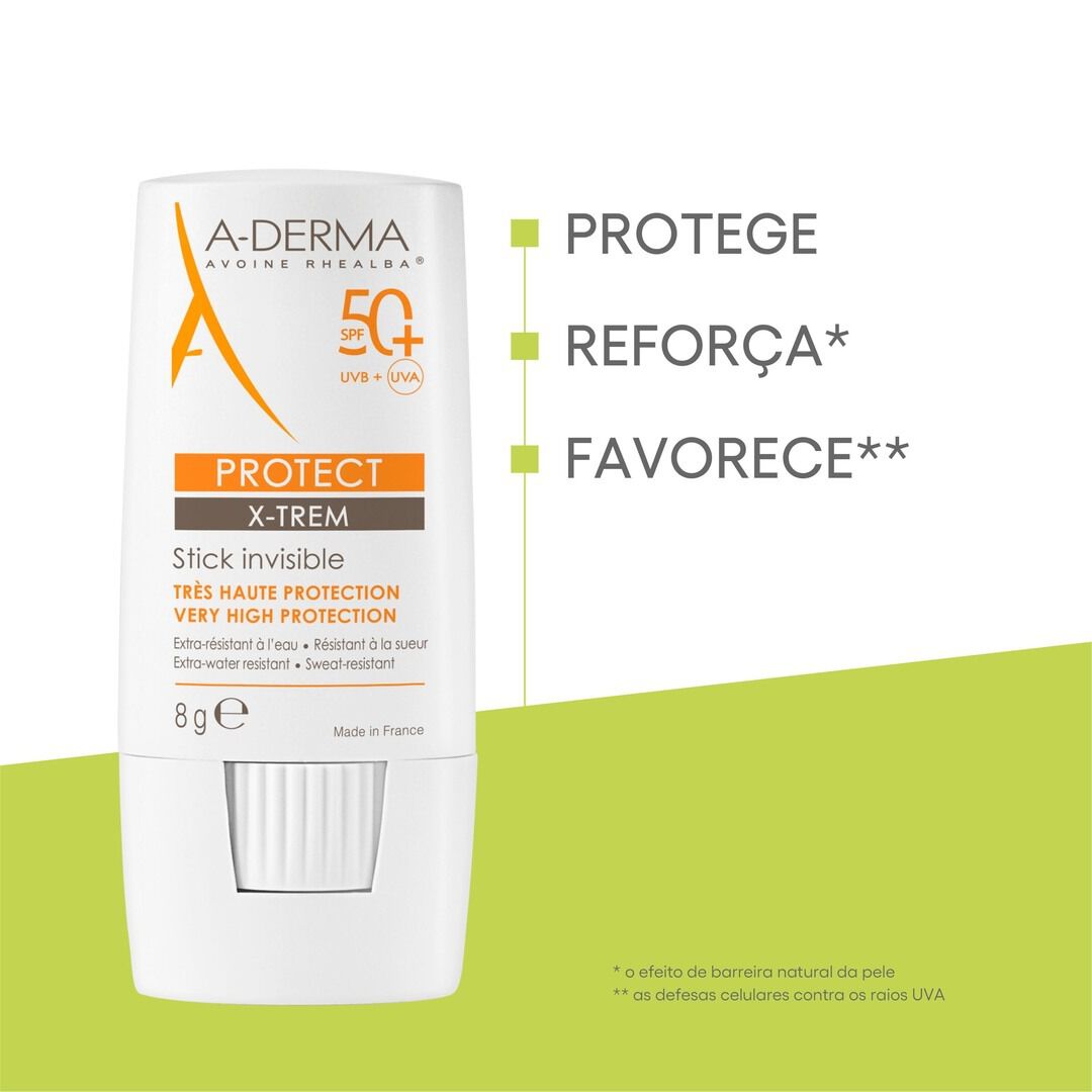 Protect X-Trem SPF 50+ stick solar invisível - 8gr