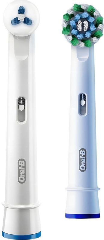 Oral-B - PRO Series - Opzetborstels - 1x Cross Action + 1x Interspace