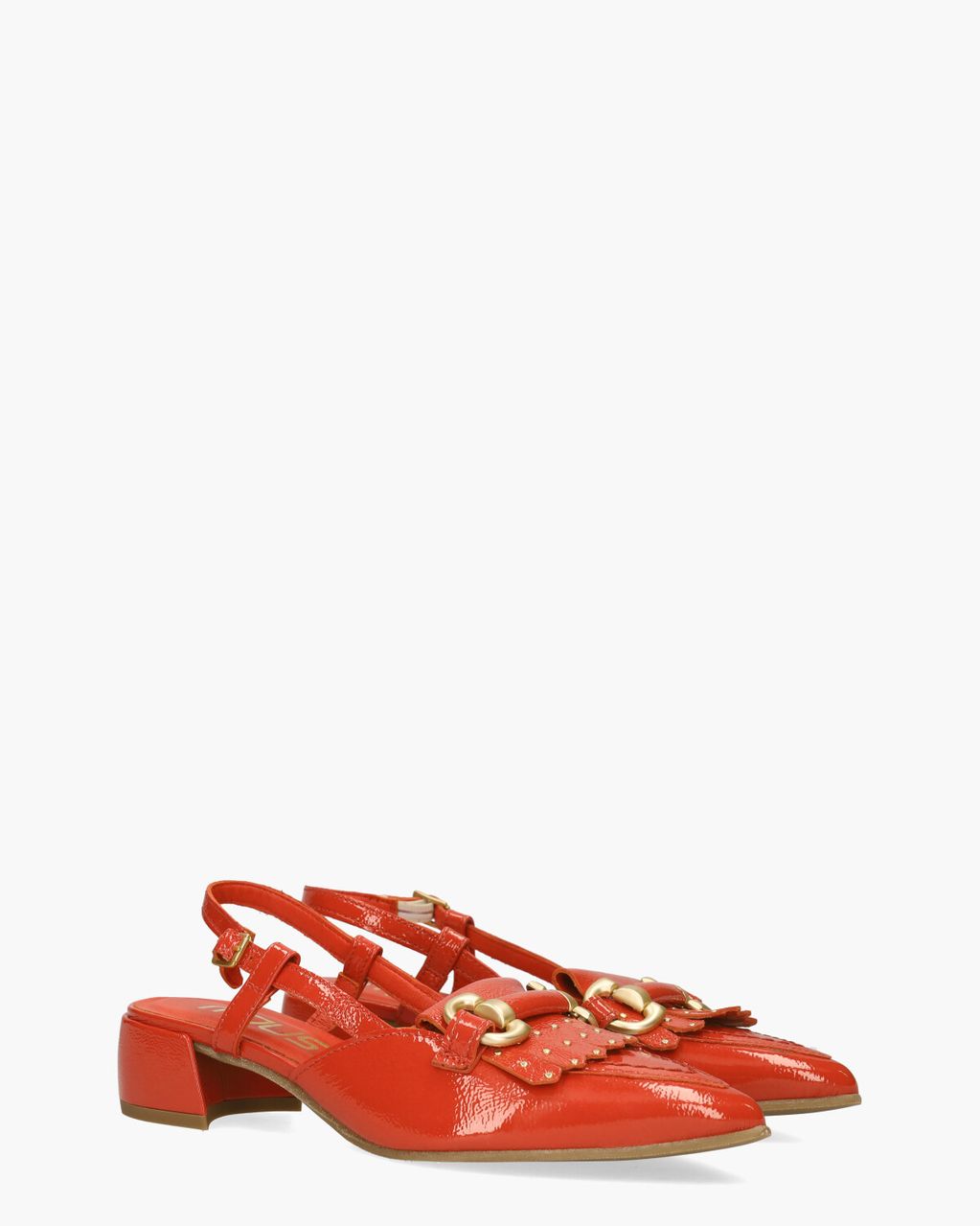 Mjus L72105 Rood Dames Slingbackloafers