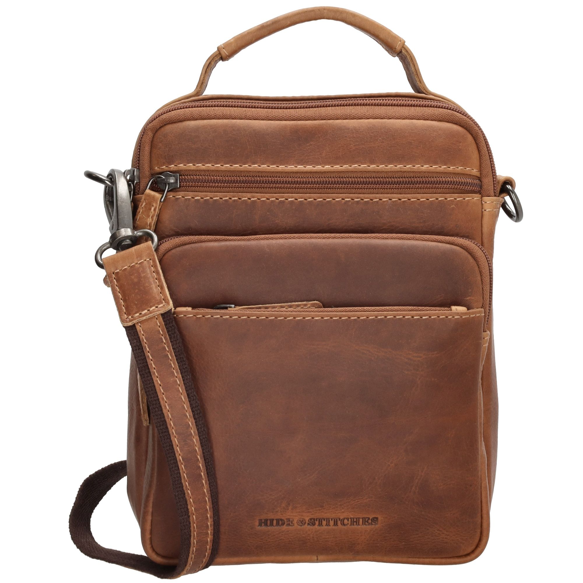Hide & Stitches Japura Reportertas Cognac