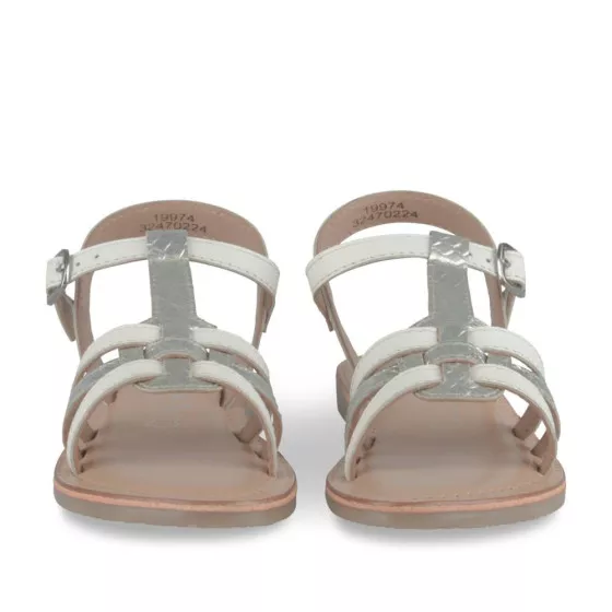 Sandales BLANC NINI & GIRLS CUIR