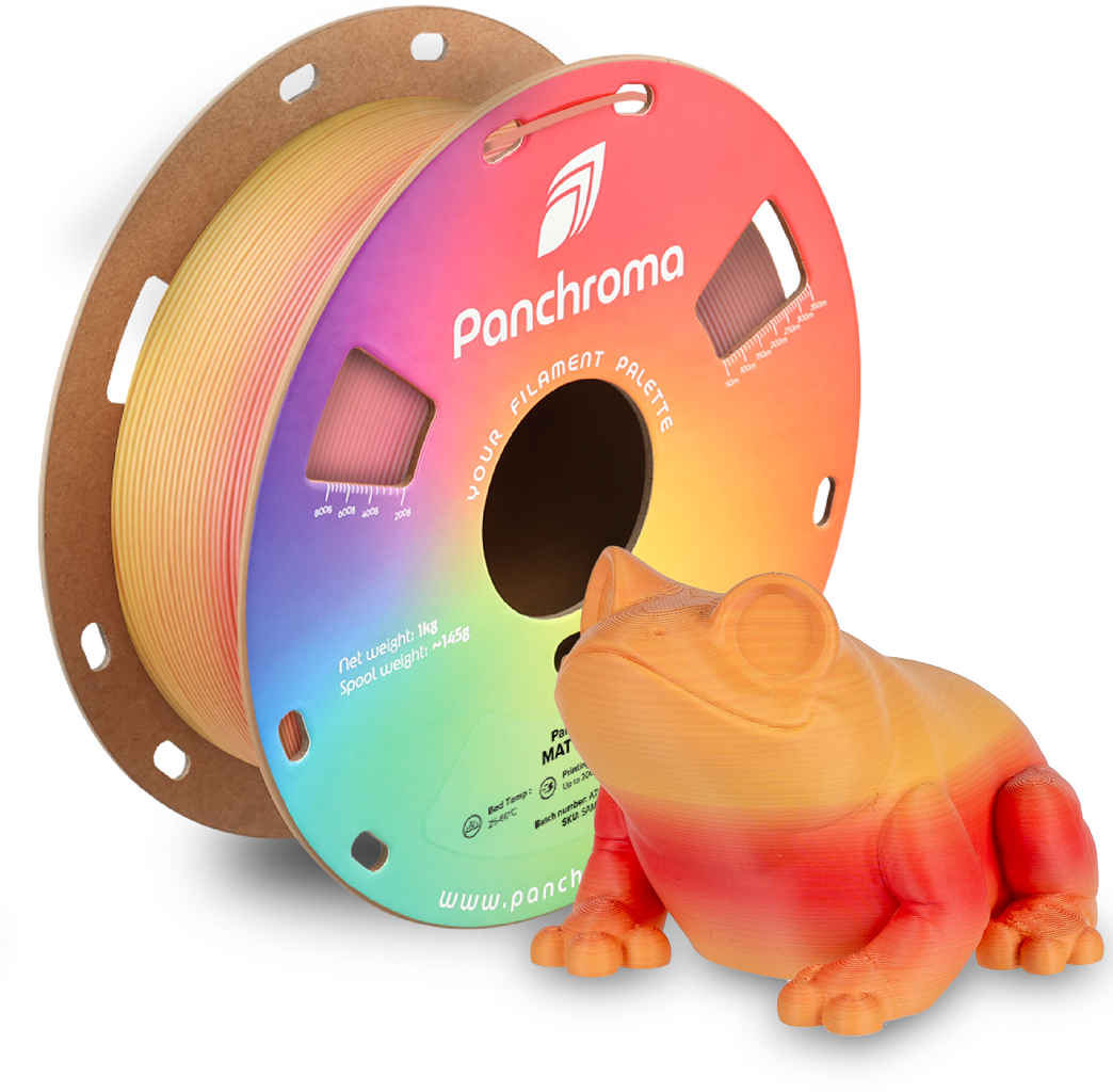 Polymaker  Panchroma™ PLA Gradient Matte Fall, 1,75 mm / 1000 g    Fließende Farben, makellose Eleganz in Matte Fall