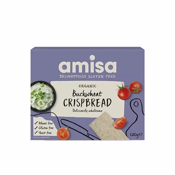 Amisa Knækbrød m. Boghvede Ø - 120 g