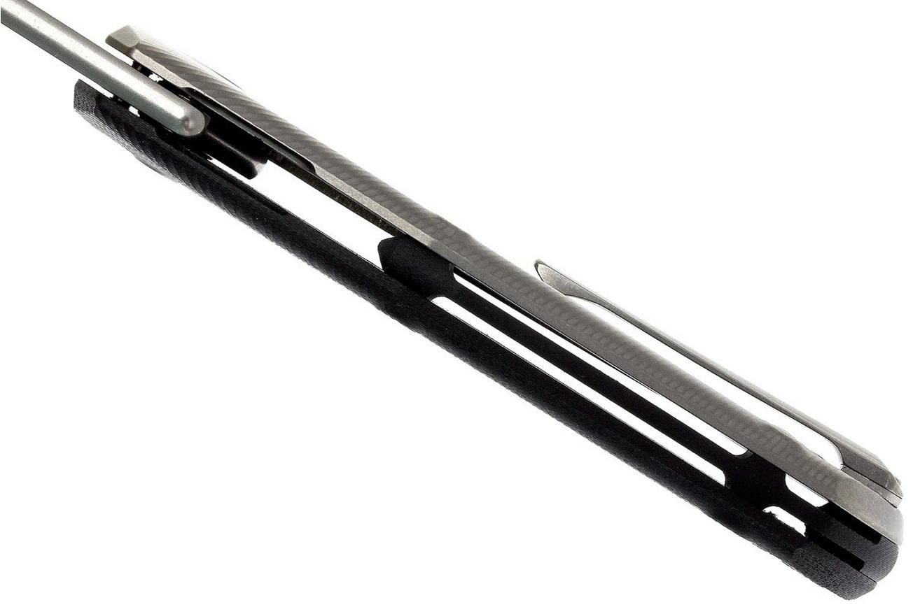 LionSteel TRE G10 GBK zakmes, black