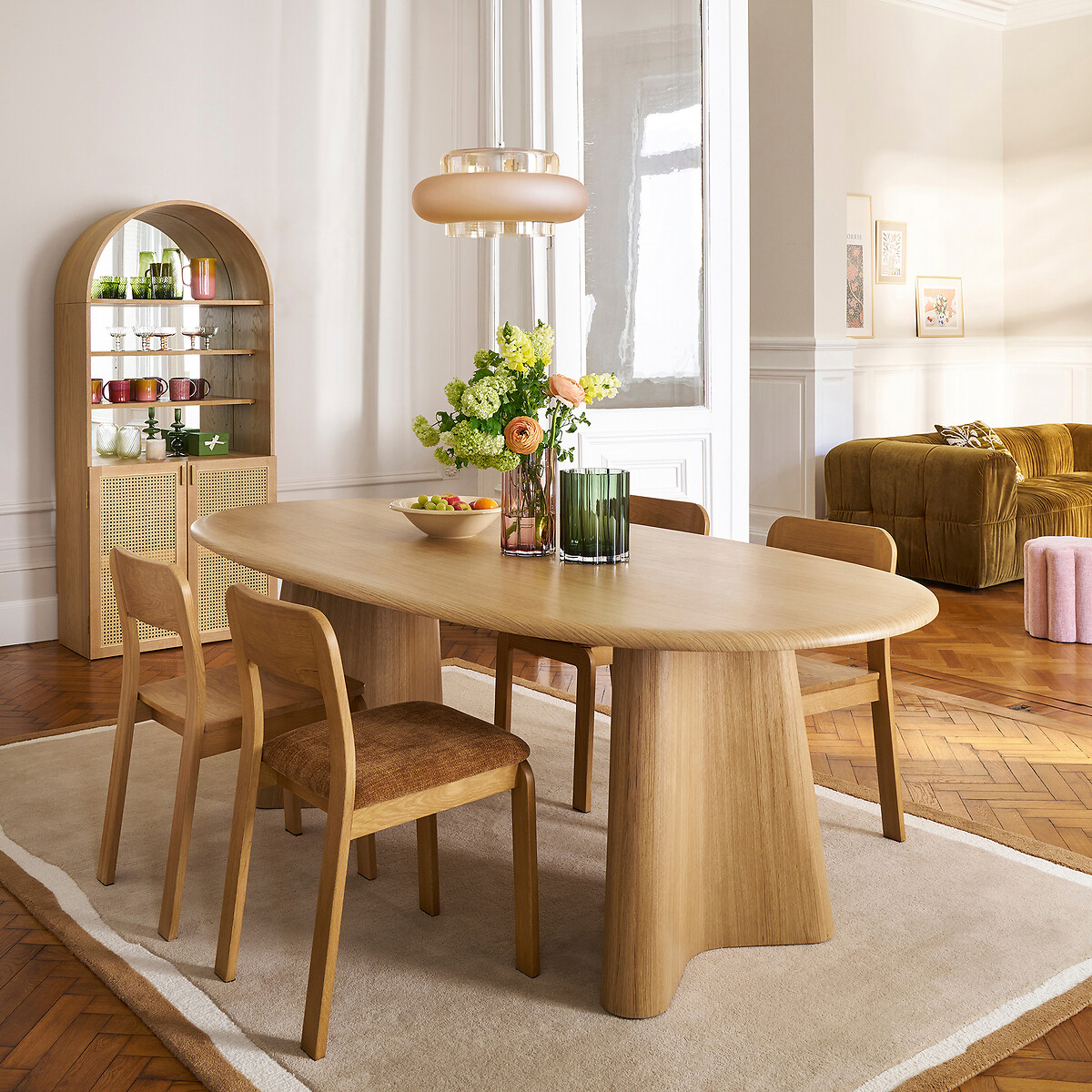 LA REDOUTE INTERIEURS<br>Vaso de vidro âmbar H20 cm Helia