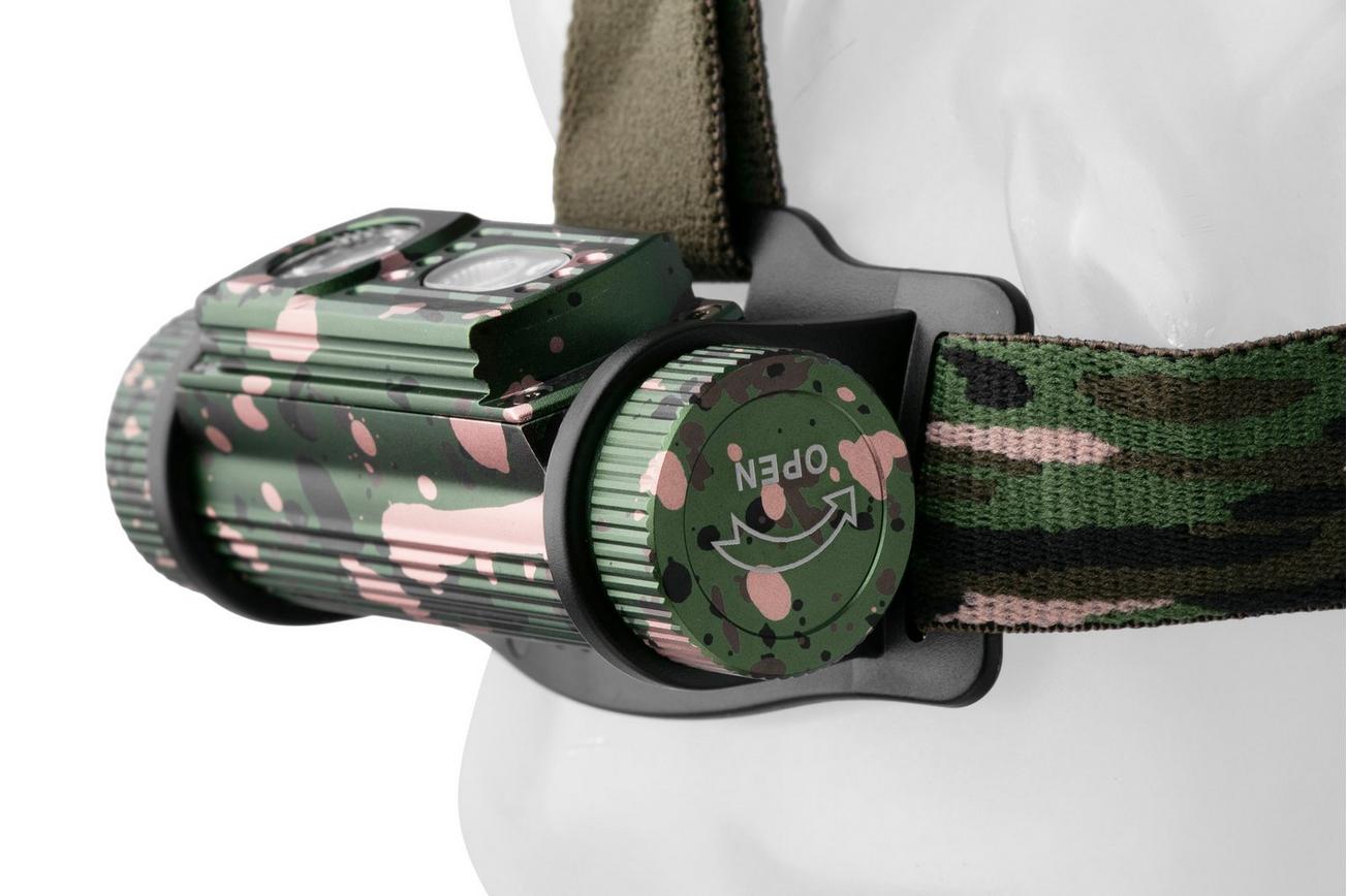 Fenix HM60R Camo oplaadbare hoofdlamp, 1200 lumen