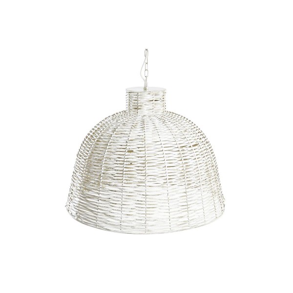 Suspension doré blanc fer 50 w (51 x 51 x 38 cm)