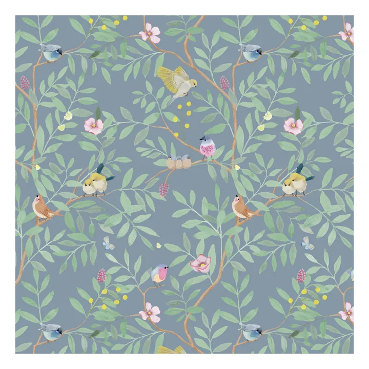 MIMI'lou Papier Peint Printemps | Bleu