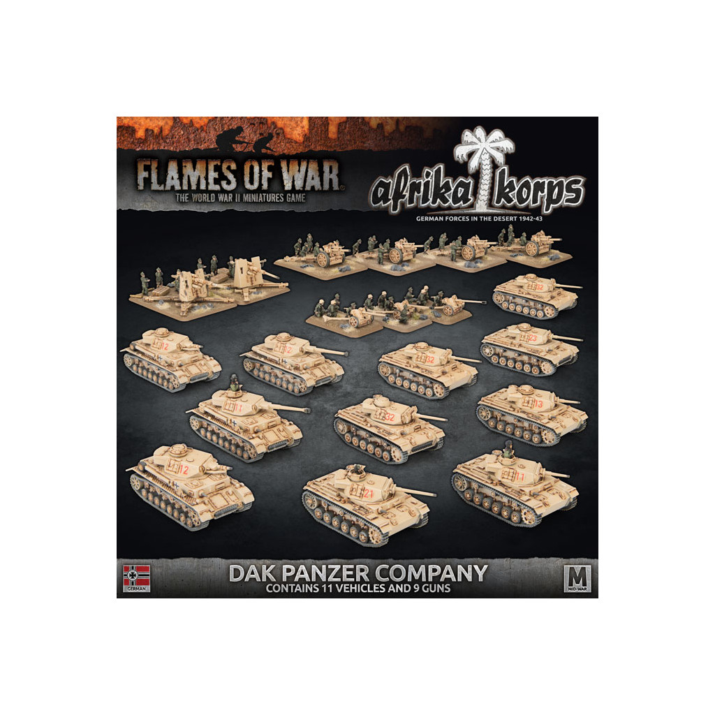 Flames of War - German Dak Panzer Company