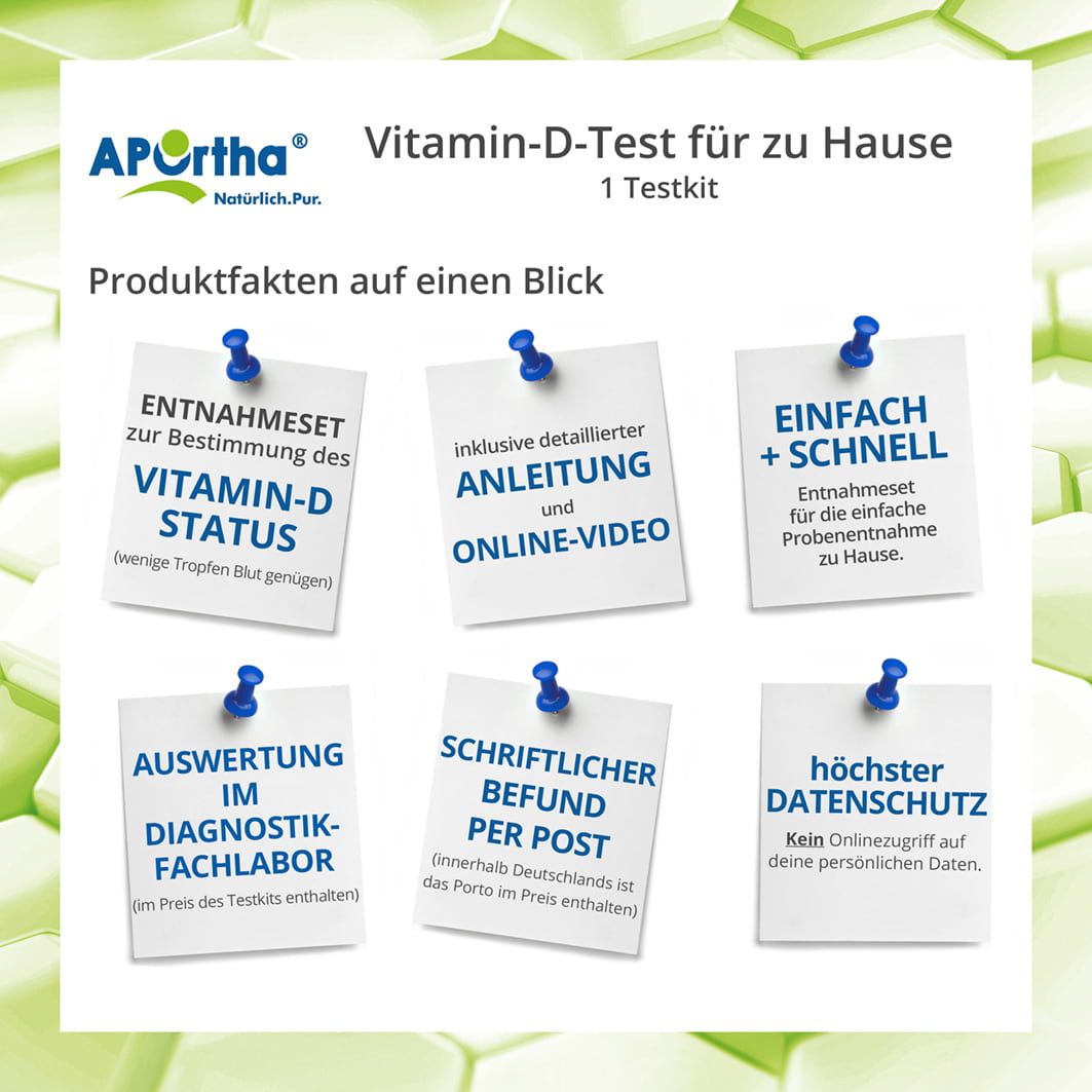 APOrtha® Vitamin-D-Test für zu Hause - Testkit
