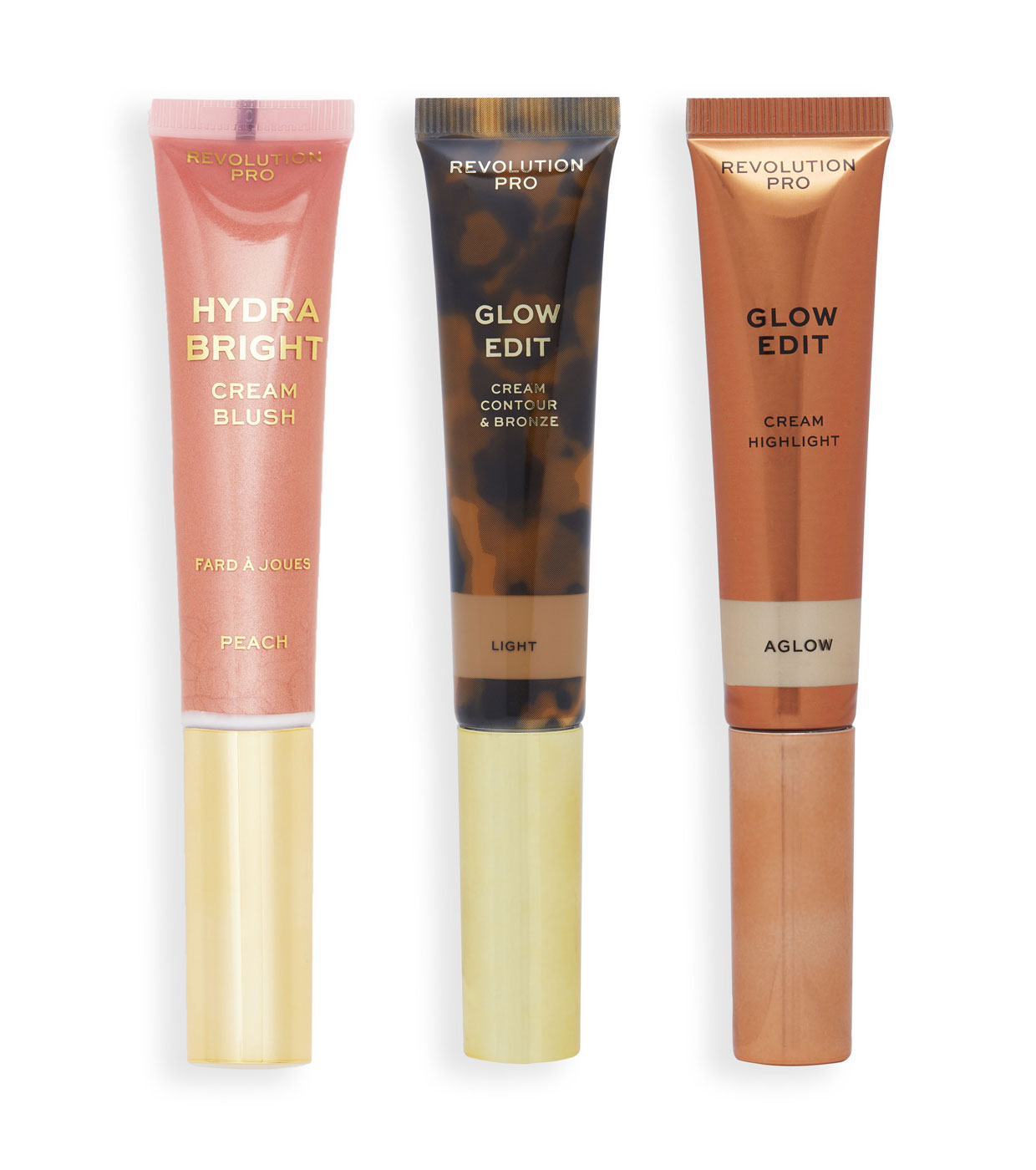 Revolution Pro - *Glow Edit* - Conjunto Cream Wand Trio - Light