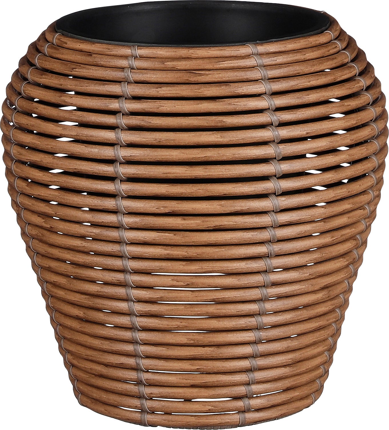 Mica Decorations bloempot Cesena bruin D 28 H 28 cm