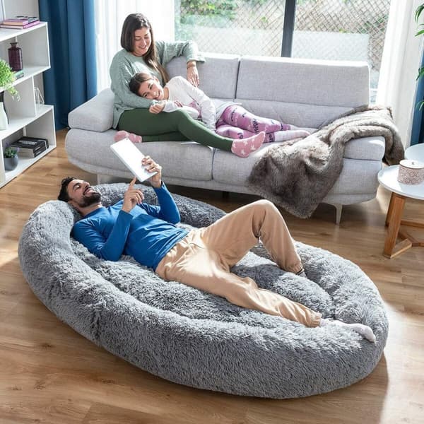 Hundeseng for mennesker | Human Dog Bed XXL InnovaGoods Grey