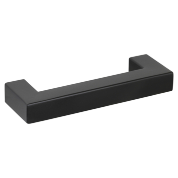 Greep Eddy zwart rvs 96 mm