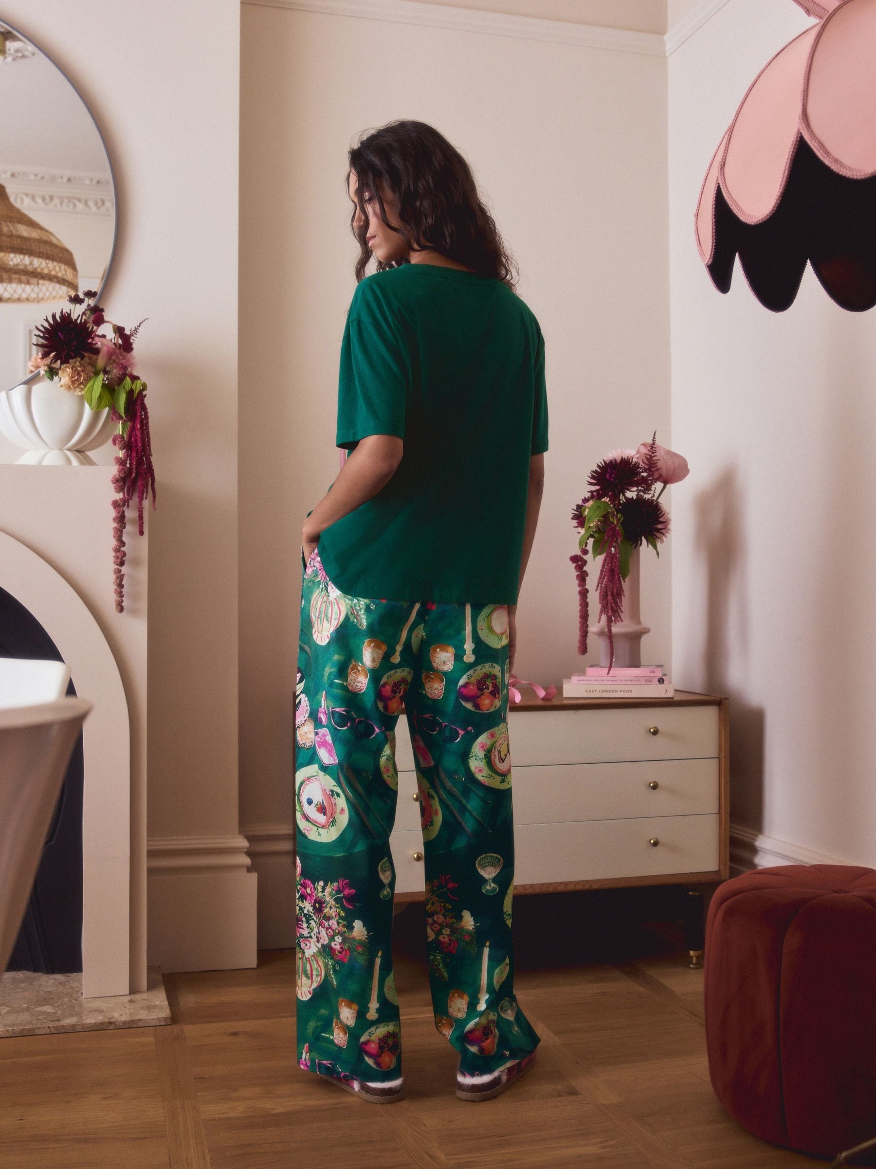 Groene Cake - Pyjama met korte mouwen
