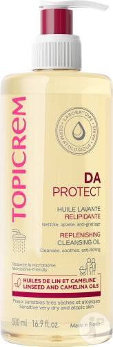 Topicrem DA Protect Huile Lavante Relipidante Flacon-Pompe 500ml