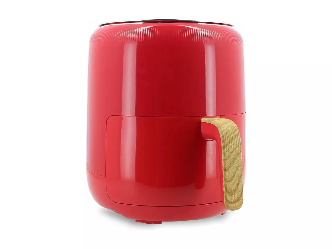 Menastyl - Friteuse A Air Chaud 4.5l Colorama Magenta Poignee Finition Bois