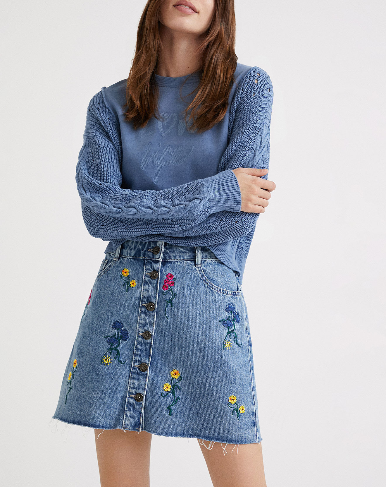 Desigual Jupe Margaux denim