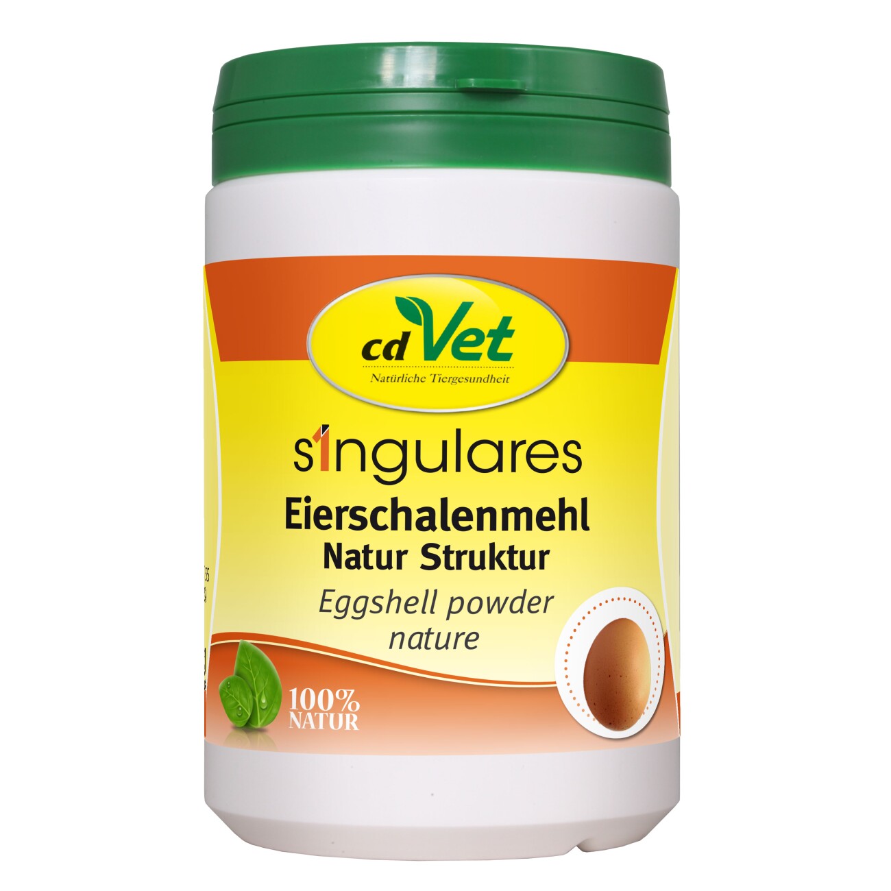 cdVet Singulares Eierschalenmehl Natur Struktur