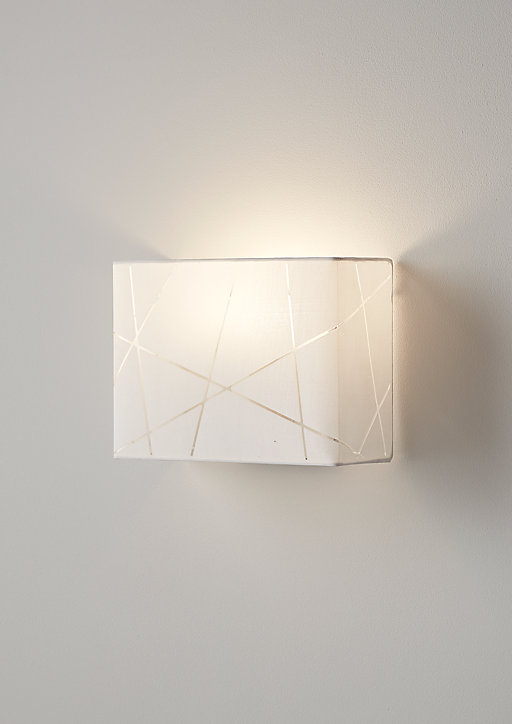 Applique murale Dachigam E14 IP20 blanc