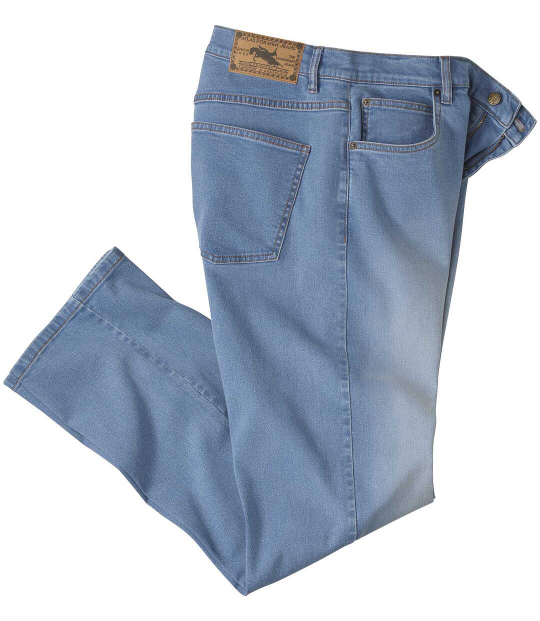 Jean Regular Stretch Bleu Délavé