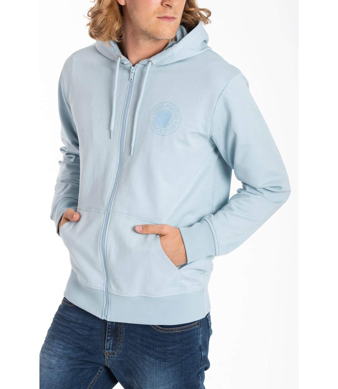Sweat à capuche zippé MEDERIP VERT
