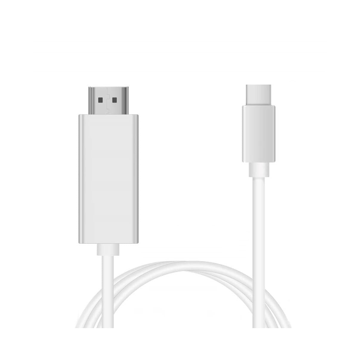 USB-C til HDMI-kabel 4K (2 meter) Hvit