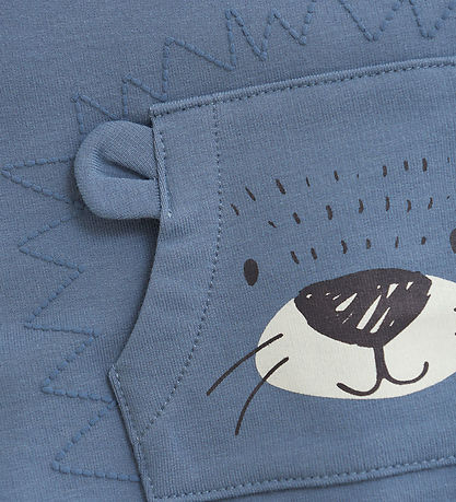 Minymo Sweatshirt - Feuerstein Stone m. Print