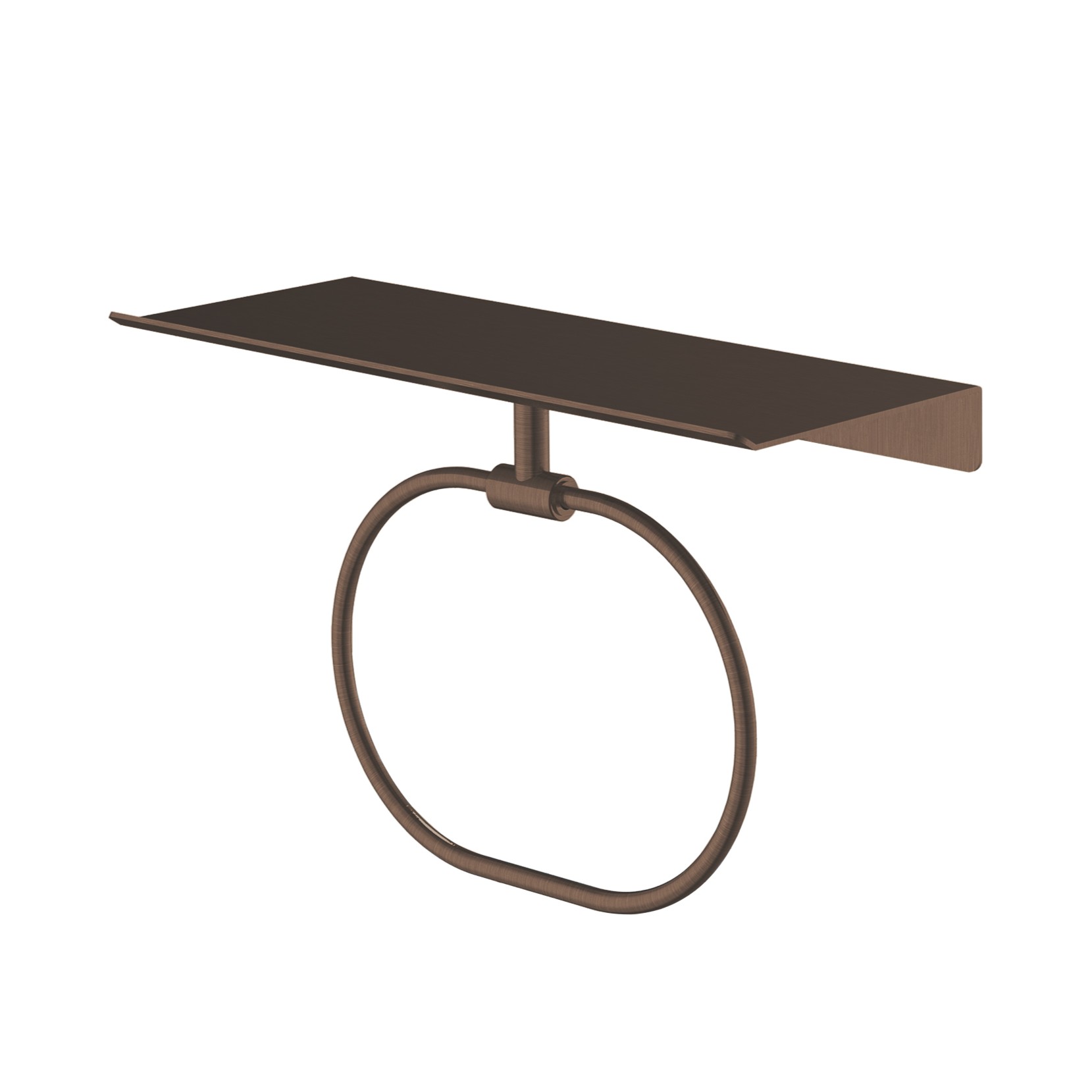 Hotbath &More handdoekring voor planchet Tuscan bronze