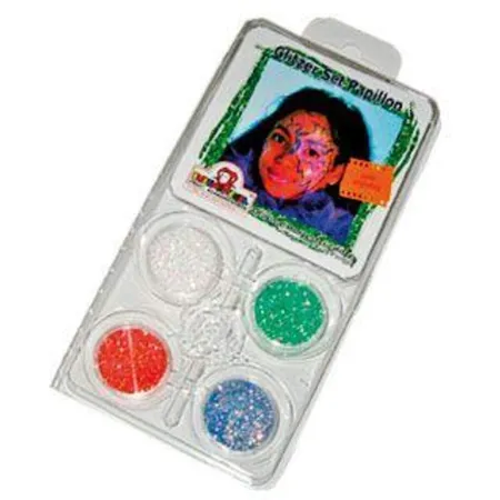 Eulenspiegel Profi Aqua Schminke Glitzerset Papillon