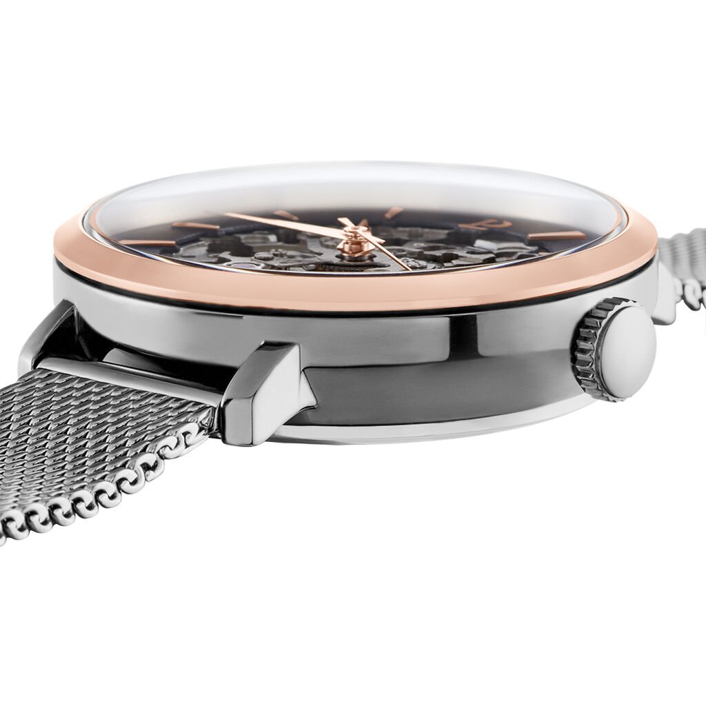 Montre Pierre Lannier Automatic Acier Gris