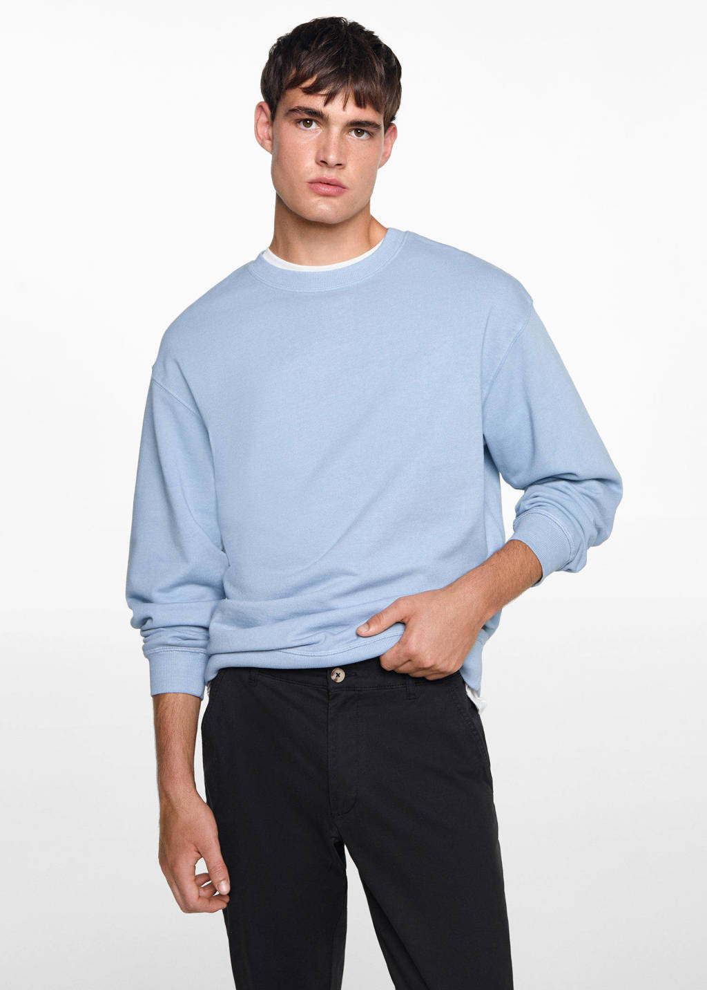MANGO TEEN broek zwart