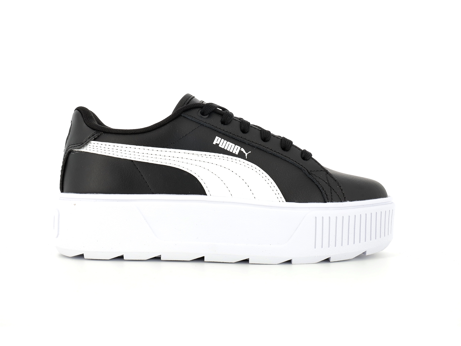 Puma-387374 Matières combinées Noir Blanc