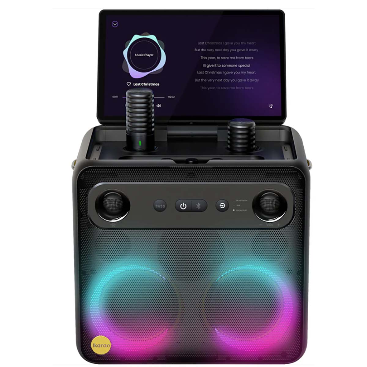 Ikarao Break X2 Party Speaker Karaoke Set