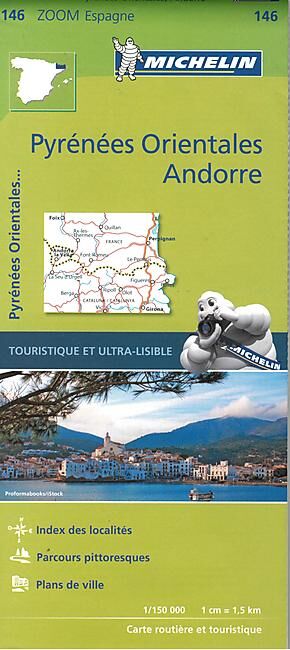 MICHELIN - 146 PYRENEES ORIENTALES 1 150 000