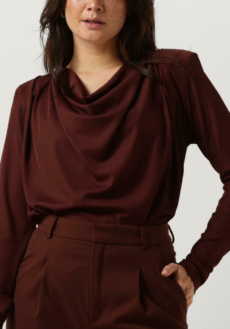 GESTUZ bruine gestuz blouse uminagz blouse