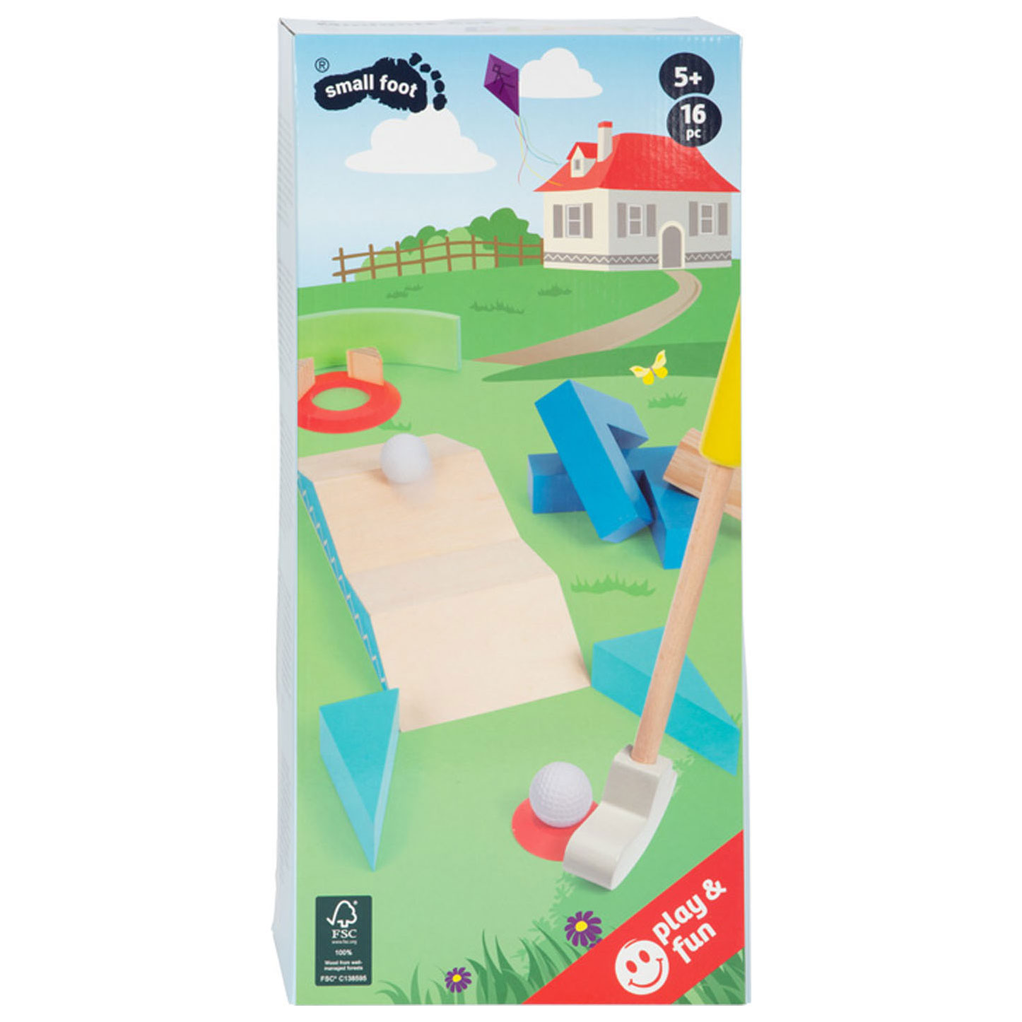 Small Foot-Houten Mini Golf, 20dlg.