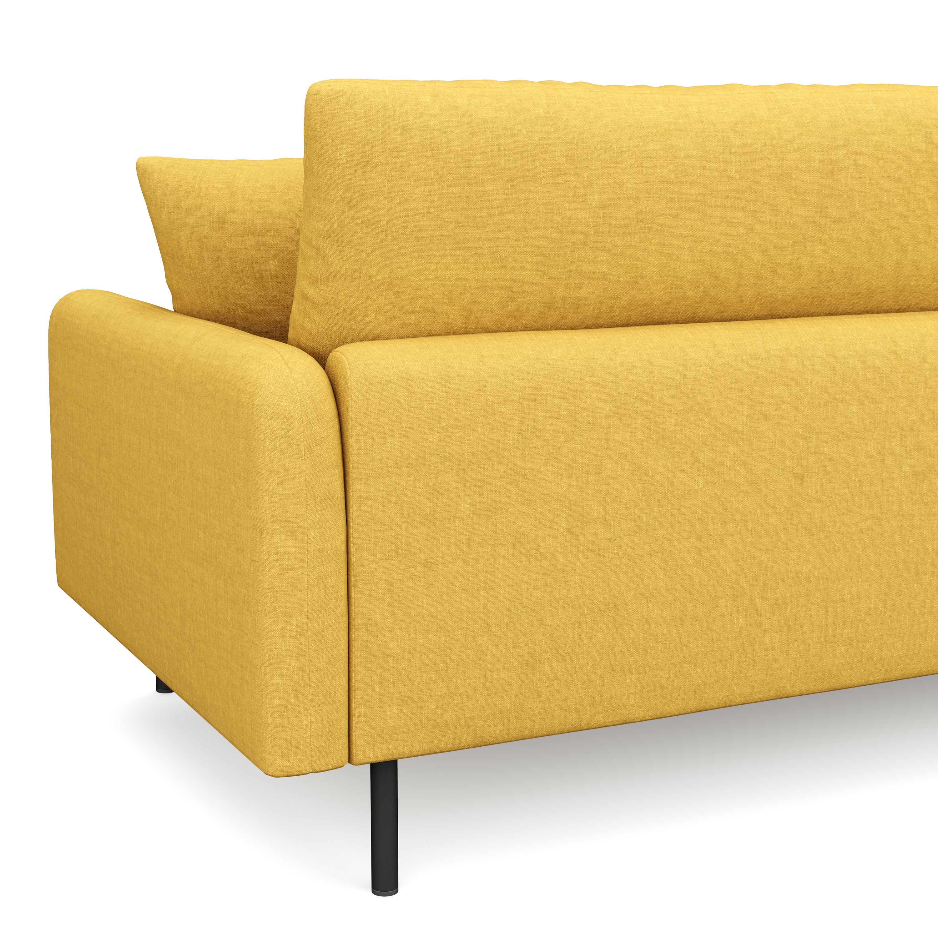 Ecksofa LEAH links gelb