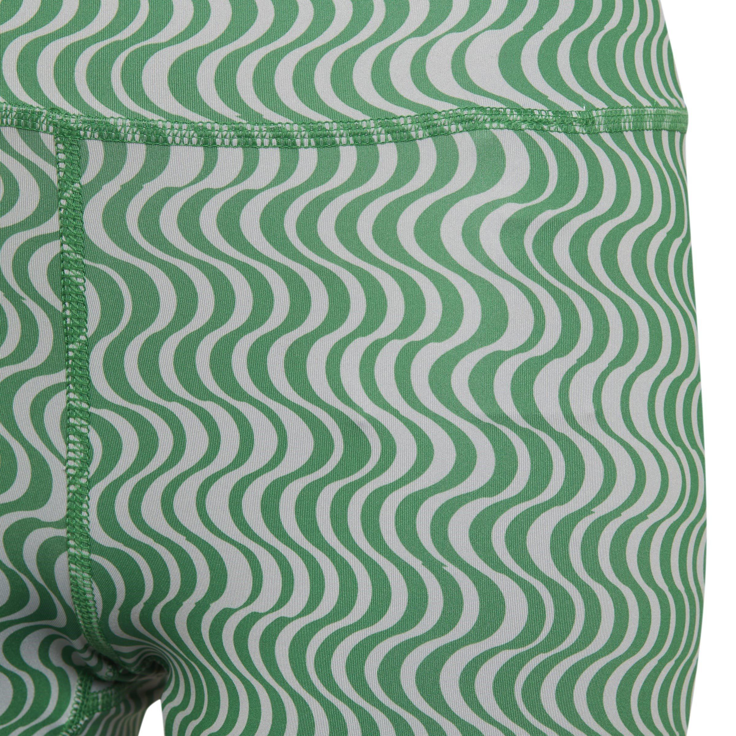 adidas by Stella McCartney Asymmetrical Print Cycling Shorts Womens