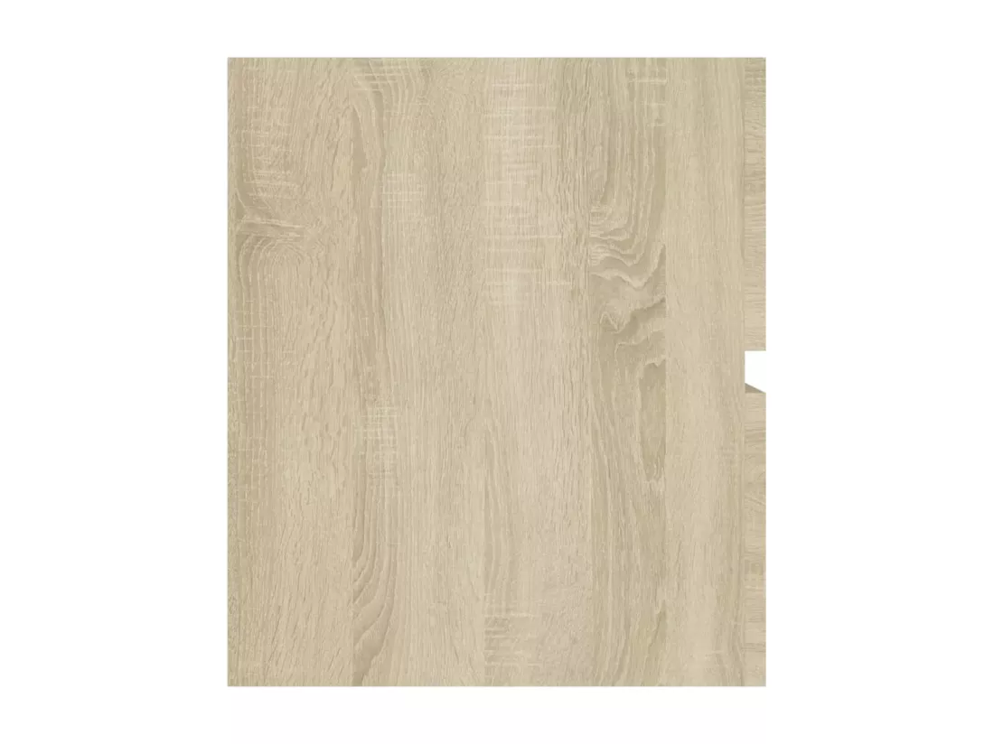 Armoire d'évier avec lavabo intégré Chêne sonoma Aggloméré