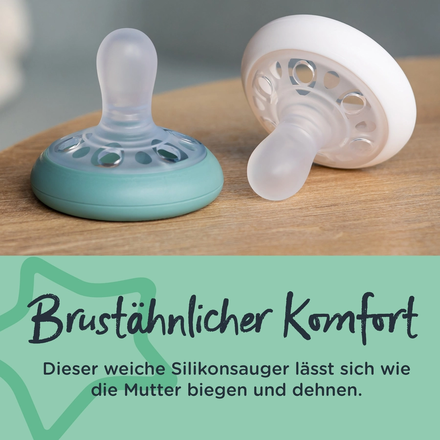 Tommee Tippee Schnuller Closer to Nature 4er Set 0-6 Monate