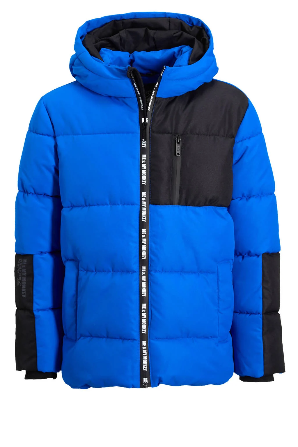 Me & My Monkey winterjas Raf blauw