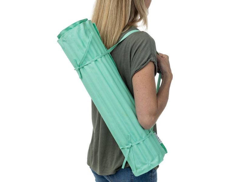 KOOR Strandmatte 180 x 60 cm, Mintgrün Leichte, gepolsterte Matte für Strand und Camping