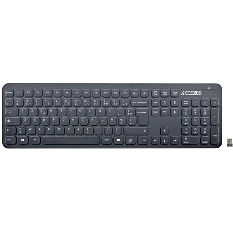 Clavier Accsup Clavier sans fil ultra plat et silencieux