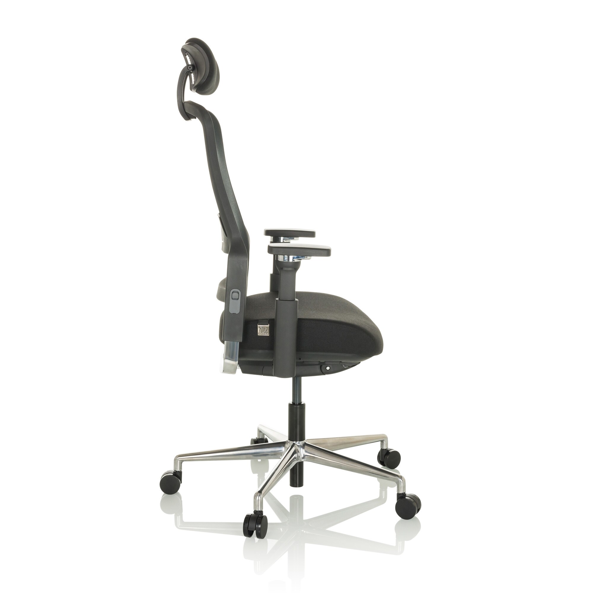 Profi Bürostuhl TERARO AX Stoff/Netzstoff mit Armlehnen (höhenverstellbar) hjh OFFICE