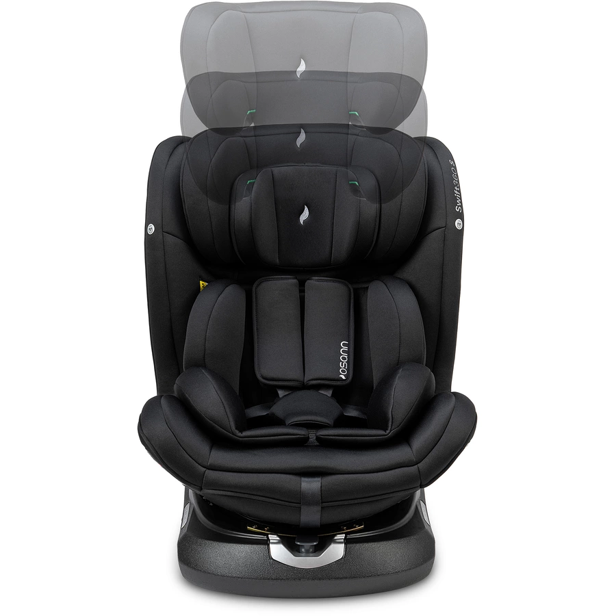 osann Autokindersitz Swift360 S iSize All Black