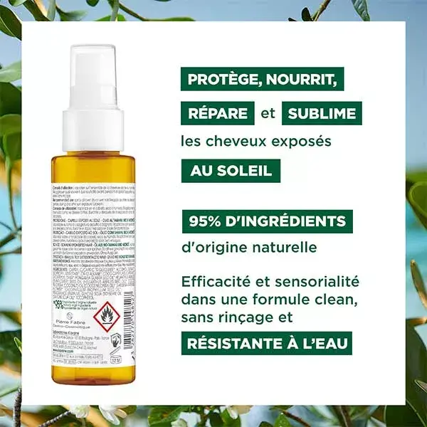 Klorane Monoï & Tamanu Óleo Capilar Proteção Solar 100ml